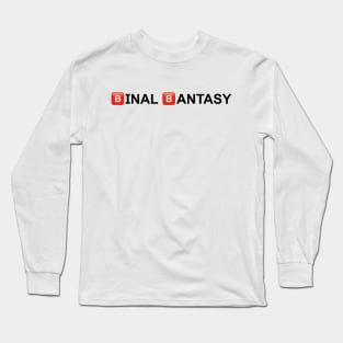 🅱️INAL 🅱️ANTASY Long Sleeve T-Shirt